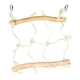 duvoplus Kletternetz aus Java-Holz, S, 40 x 35 x 3 cm, Braun