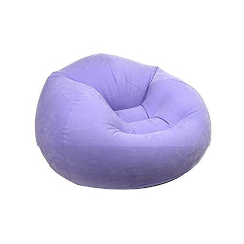 XIAMIMI Large Outdoor Family Garden Round Inflatable Comfort Camping Air Bed Mattress,Purple