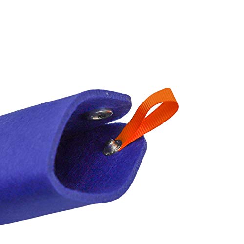 Image of Eyeglasses Bag Original Design Portable Soft Felt Slip In Pouch Case for Sunglasses