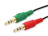 Equip Audio Splitter kabel żeński -> 2x męski