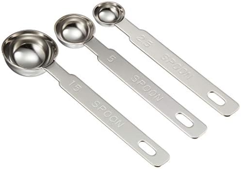 Mountain Gyroscopic Industrial Station 18 – 8 Stainless Steel Measuring Spoons, Extra Thick 3 Pairs bki5201 image 3