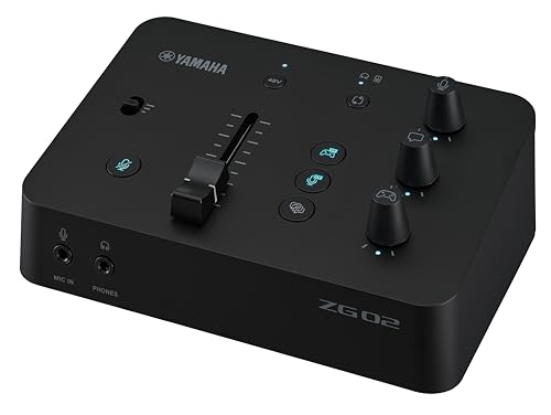 Yamaha ZG02 Game/Distribution Audio Mixer Game Streaming Mixer
