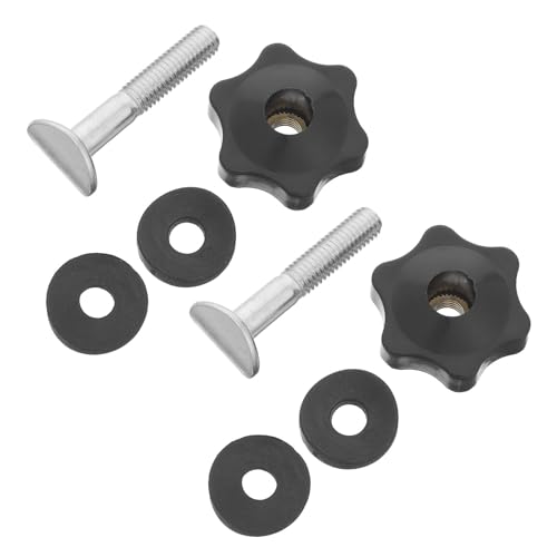 DEEPCRAFF 2 Ensembles Vis de Poignée pour Tondeuse à Gazon Visserie Robuste avec Écrou de Rechange pour Entretien Extérieur
