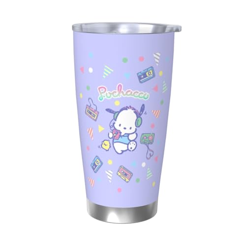 ポチャッコ 水筒 真空断熱ケータイマグ 600ml ステンレスボトル 車用 直飲み 保温 保冷 フタ付きコーヒーカップ アウトドア 車のネイブに最適 スポーツタイプ ステンレスクールボトル 軽量 隔? 水筒 男の子 女の子