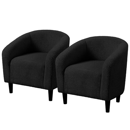 Sillón Plegable Soft Boucle Negro miniatura 1