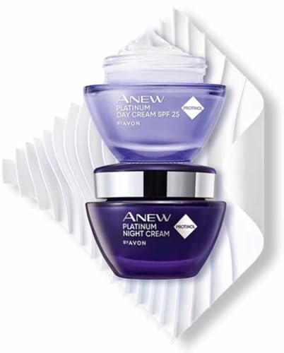 AVON Anew Platinum DAY and NIGHT Cream (Two Pack Set) Pack of 2
