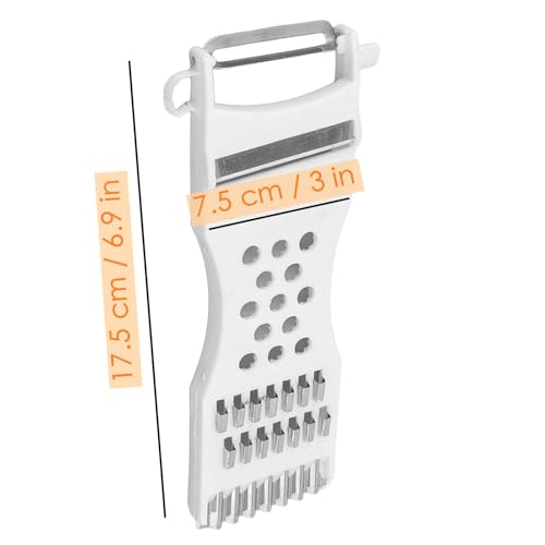 2pcs Kitchen Peeler Graters Peelers Slicers, Kitchen Multifunctional Practical Household Kitchen Tool Fruit Vegetable Graters Slicers Peelers for Carrot Potato Melon Gadget Vegetable Fruit - Image 3