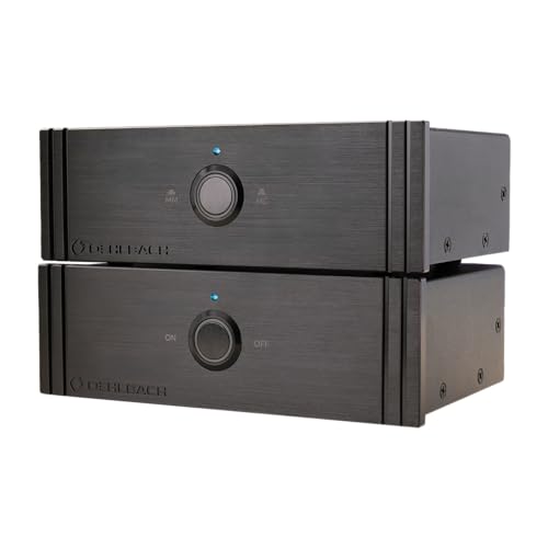 OEHLBACH Phono Vorverstärker MM & MC – Twin Amp Ultra Plattenspieler Preamp, Rauscharm & Verzerrungsfrei, externes analoges Netzteil, massives Metallgehäuse