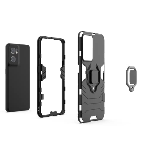Image of Spazy Case Vivo V25 Pro 5G Back Cover | Dual Layer Armor Defender Full Body Protective + PC Hybrid Kickstand Back Case for Vivo V25 Pro 5G