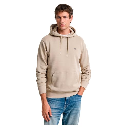 GANT REG Shield Hoodie, Dry Sand, XL