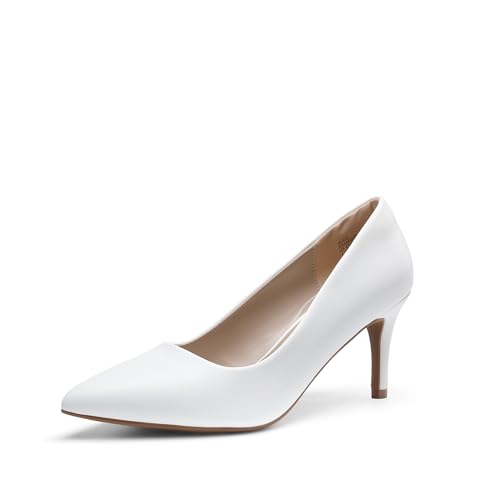 DREAM PAIRS Women's High Stiletto Heels Closed Pointed Toe Dress Pumps Shoes for Wedding Work Office Business, 3 Inches