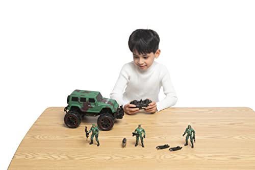Joyin Military Remote Control Vehicle Set With Army Action Figure, Off-Road Rc Army Car Toys Gifts For Kids Boys Girls #TOP4