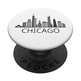 Photo Gallery chicago skyline - throwback design - classic popsockets popgrip adesivo Photo Gallery chicago skyline - throwback design - classic popsockets popgrip adesivo