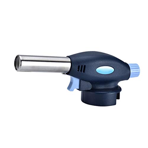 Soplete flambeador Butano Quemador de Gas,Gas butano antorcha lanzallamas quemador de encendido automático de soldadura for hornear cocina más ligera (Color : B)