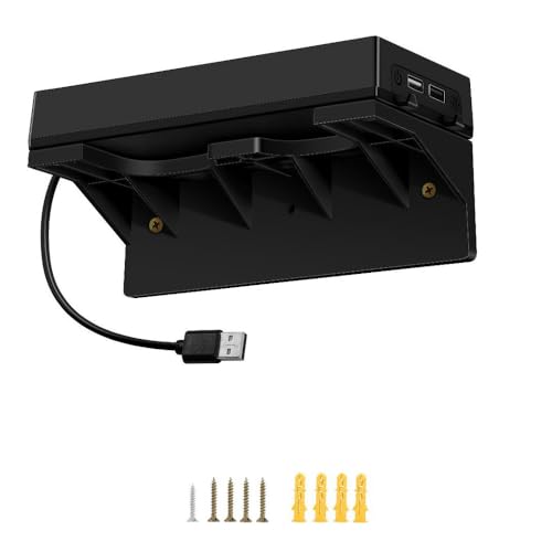 Soporte de pared para Switch OLED: organiza tus mandos y cartuchos detrás del televisor