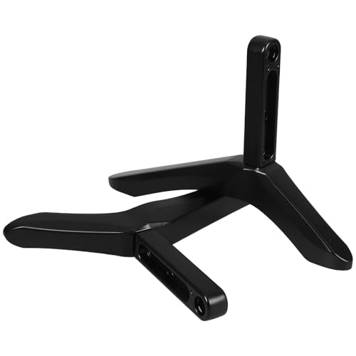Support TV de bureau LED avec fixation solide et socle triangulaire