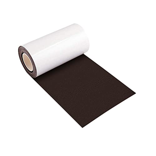 Image of Leather Repair Patch Kit Dark Brown 3 x 60 inch Leather Repair Tape Self Adhesive Patch for Furniture, Couch, Sofa, Car Seats Computer Chair First Aid Vinyl Repair Kit