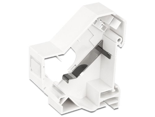 DELOCK Keystone Halterung für Hutschienen mit Erdung