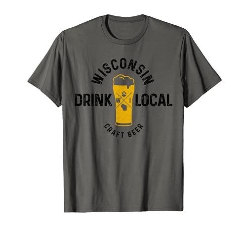 Bebida Local Wisconsin Cerveza Artesanal Brewmaster Camiseta