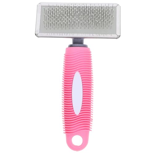 BESTonZON Large Frame Pet Grooming Comb Dog Brush for Short Haired Dogs Cat Comb for Matted Hair Pet Hair Remover Tool