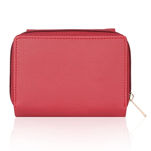 Image of Premium Vegan Leather Women's Wallet | Stylish Durable Clutch Wallet and Lightweight Clutch with Zip Coin Pocket and Card Slot