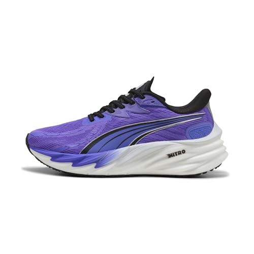 Image of PUMA Womens Velocity Nitro 4 Running Sneakers Shoes - Black