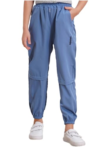 Linjinx Kids Boys Cargo Pants Casual Athletic Hiking Trousers Jogger Hip Hop Dance Sweatpants Jogging Bottoms Streetwear