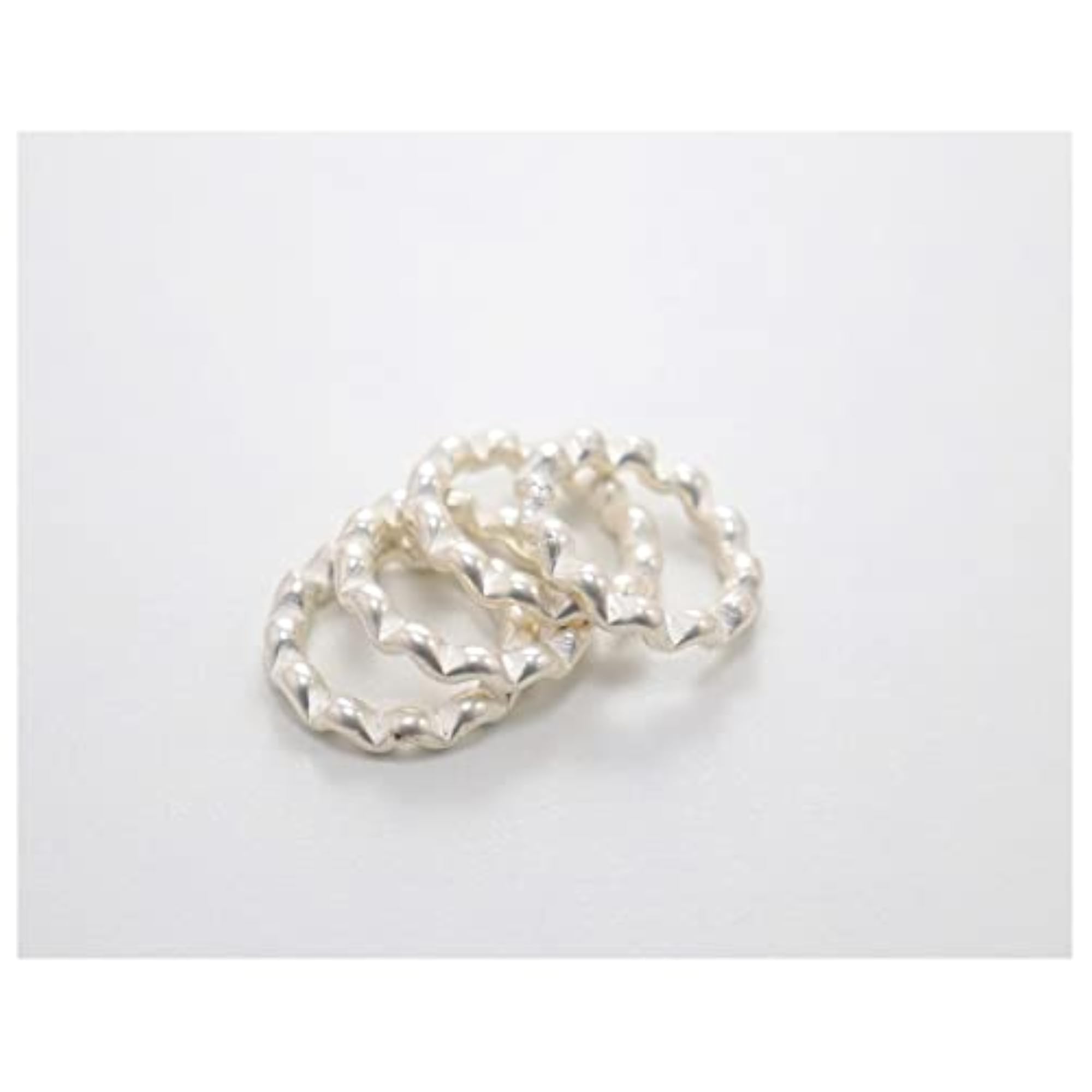 Set of 4 Sterling Silver Velli Metti Toe Rings