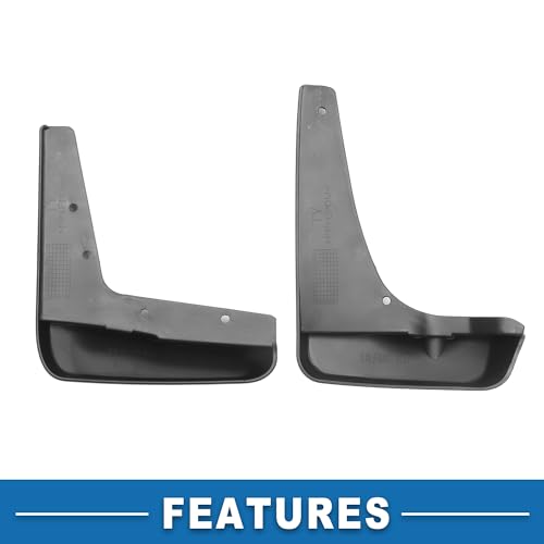 Image of Mud Flap Splash Guard with Mount Accessories Front & Rear Side Mud Guard for Chrysler 300 2013-2017 (Set of 4), Black