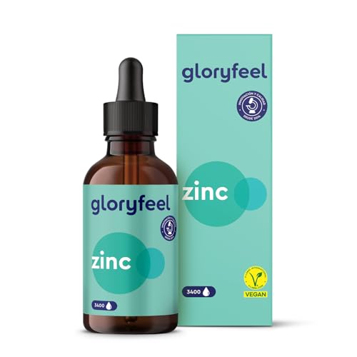 Zinc en gotas - ABSORCIÓN MÁXIMA - 3400 gotas (Suministro para 7+ meses) - Premium: Zinc iónico - Sin alcohol, vegano - Fabricado en Alemania