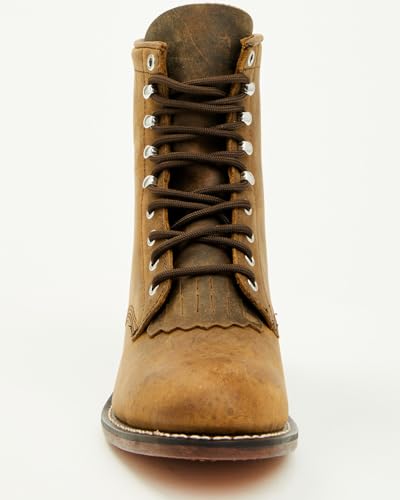 Justin Men's Drennan 7" Lace-Up Boot Round Toe - RP501 12 EE US Brown4