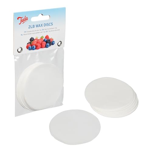 Tala 2lb Wax Discs, Pack of 200 Beige Wax Sealing Discs (7cm) for Preserving Jars, Ideal for Homemade Jam, Chutneys & Pickles, Food-Safe Preserving Essentials