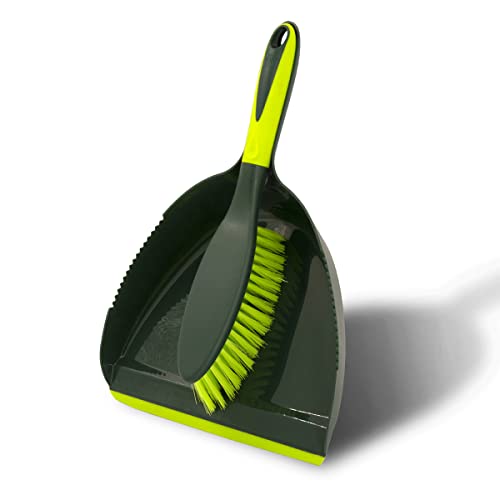 Pine-Sol Dustpan and Brush Set with Rubber Grip