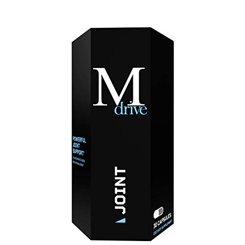 Mdrive Joint Health Supplement - Supports Healthy Joint Function, Flexibility, Comfort and Mobility - Featuring UC-II Collagen, Turmeric Curcumin & Sodium Hyaluronate (from Hyaluronic Acid), 30ct