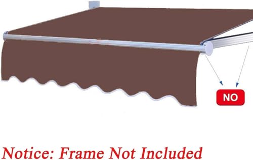 Tissu de remplacement pour auvent rétractable 5x3m beige - 5