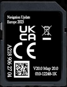 Mise à Jour cartographie Europe 2023 v20 – Carte SD Navigation – Compatible avec Mercedes Garmin Map Pilot STAR1 – A2189062704
