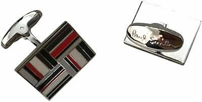 Questi gemelli di fascia alta portano la firma abbellimento Paul Smith sulle chiusure a dondolo, un segno di qualità e attenzione ai dettagli. Sono una testimonianza dell'impegno di Paul Smith nel combinare creatività ed eleganza nei suoi disegni.