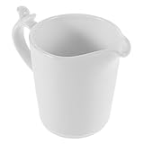 ULTECHNOVO Milchkännchen Aus Keramik Mini -milchkrug Kanne Aus Porzellan Kaffee-milchkanne Krug Zum Aufschäumen Von Milch Kleiner Krug Espresso -krug Milchdampfkrug Milchkollegen Weiß