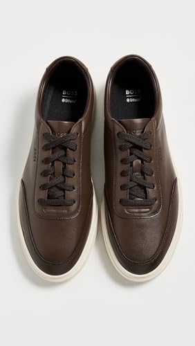 Image of BOSS Men's Kieran Smooth Leather Tennis Sneaker