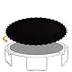 Trampolin Sprungtuch Fukamou Ø 183 cm mit 36 Ösen für Gartentrampoline