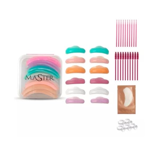 Pads Silicone Shine Master 6 Pares Para Lash Lifting Cílios