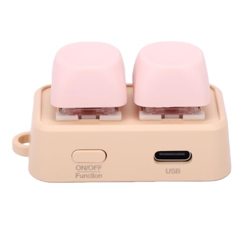SENECESLI 2 �L�[ �v���O���}�u�� �L�[�{�[�h |Bluetooth USB �f���A�� ���[�h�ALinux Android �p�}�N�� �T�|�[�g�t�� RGB �o�b�N���C�g�A�Q�[���Ɛ��Y���̂��߂̐l�ԍH�w�Ɋ�Â����f�U�C�� (PINK)