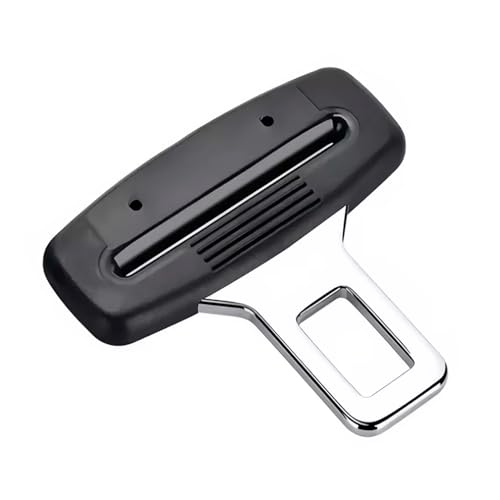 CABLEPELADO Sicherheitsgurtschnalle für Auto, universell, Anti-Alarm, kompatibel mit 5-cm-Gürteln, hergestellt aus robustem ABS, Farbe: Schwarz [Anti-BEEP], standard, Estándar