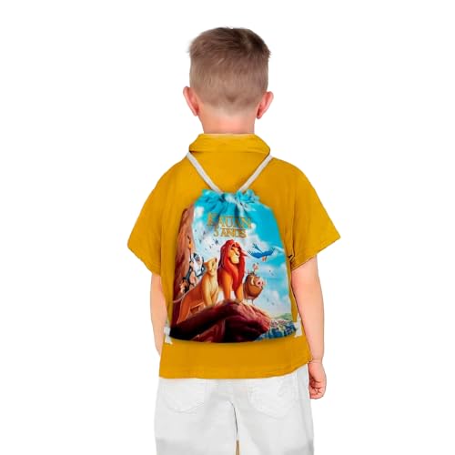 Mochilinha Bag Infantil Personalizado com Nome e Idade Rei Leão (Mochilinha 20x30, Unidades, 01)