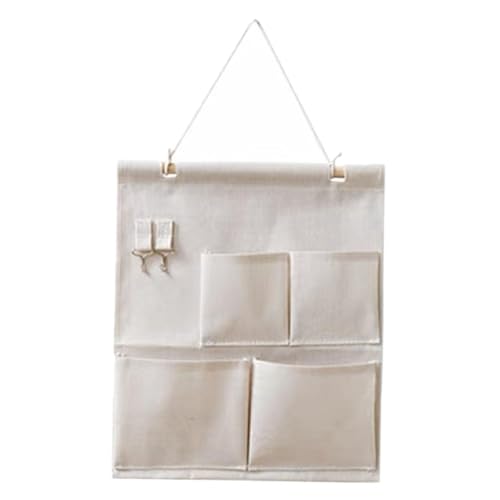 yuhlkopm Bolsa de almacenamiento multifuncional con múltiples bolsillos para organización de sala de juegos y despensa, 4 bolsillos