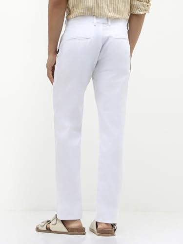 Image of Urbano Fashion Men's Cotton Light Weight Non-Stretch Slim Fit Casual Trousers