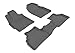 3D MAXpider 2007-2012 Mazda CX-7 Kagu 1st & 2nd Row Floormats - Gray (L1MZ01601501)