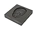 Small - Skull 3D Graphite Ingot Mold for Precious Metal Casting Gold Silver Copper Melting