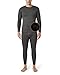LAPASA Ensemble de sous-Vêtements Thermiques Homme Haut+Bas Maillot de Corps & Pantalon Chaud Hiver M24: Gris Foncé (Épais) L