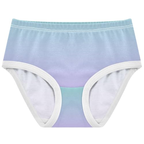Joisal Print Girls Underwear Toddlers 2t Cotton Little Girl Panties Green Blue Mauve Gradient Undies Kids Briefs